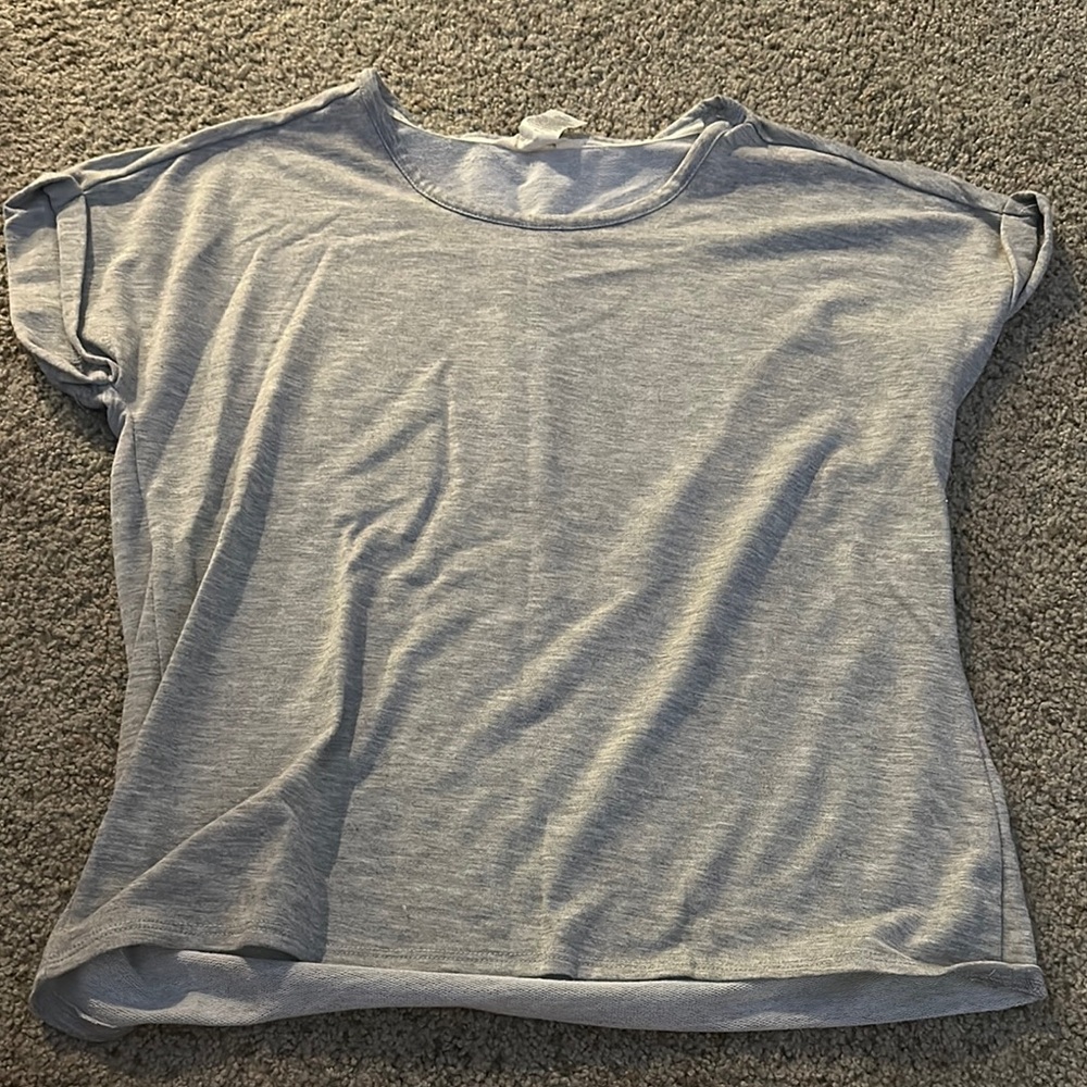 Lucky Brand Casual Gray T-Shirt